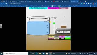 Determining the Density value of Solid objects using Water Displacement Method