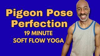 Release Tight Hips | Pigeon Pose | 19 Minute Soft Flow Yoga screenshot 4
