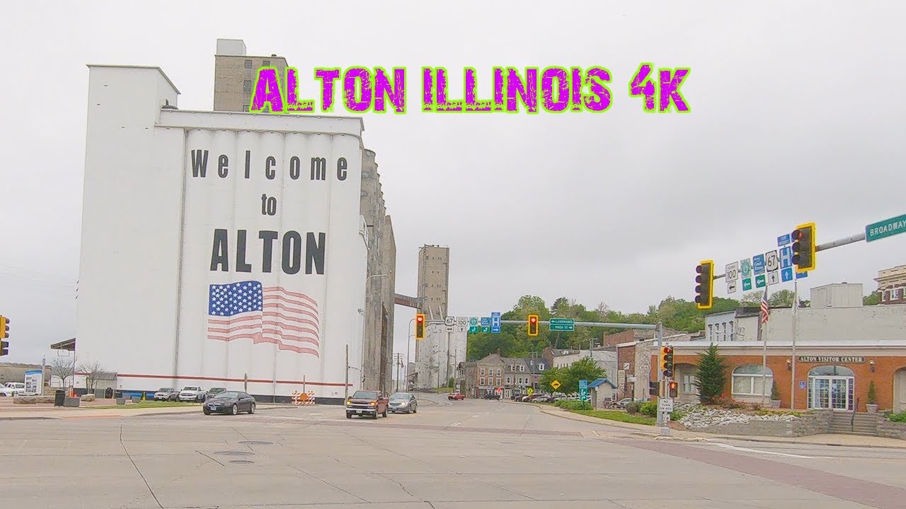 A Unique Town North Of St. Louis Alton, Illinois 4K. YouTube