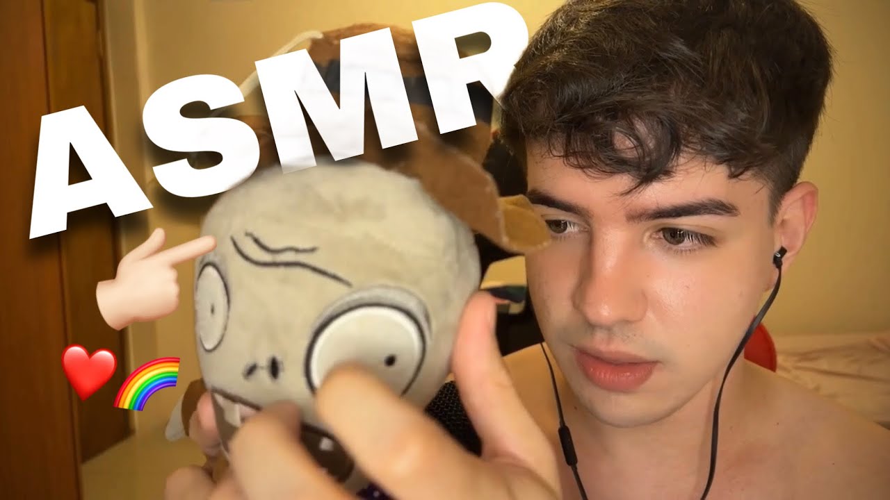 ASMR con mi Peluche Zombie 🧟✨ Scratching + Tapping Relajante ❤️