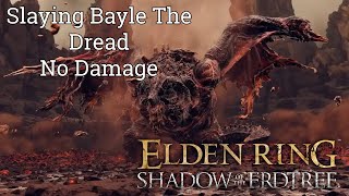 Elden Ring DLC - Bayle the Dread Boss Fight (Solo, No Damage)