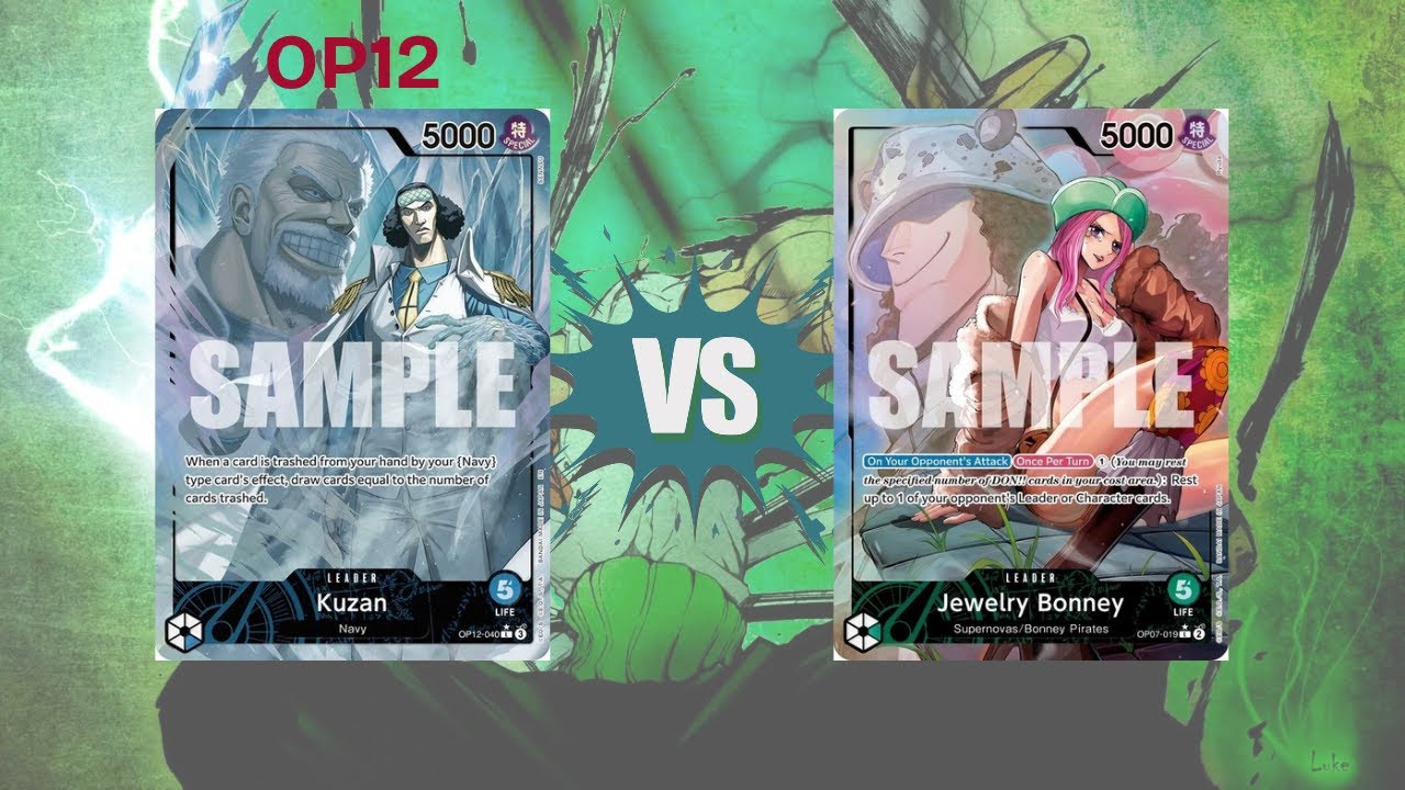 [OP12] Финал! One Piece TCG: Бонни против Кудзана