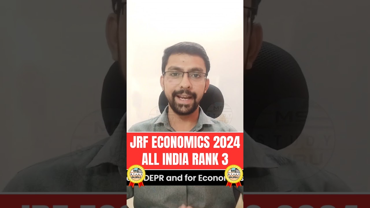 Jrf Economics Interview 2024 | Ugc Net Economics Preparation Strategy By Simranjit Kaur Mam 