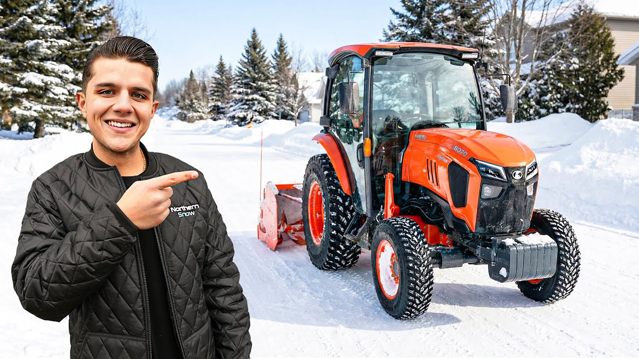 Внутри нового Kubota L6070 Nordik Edition
