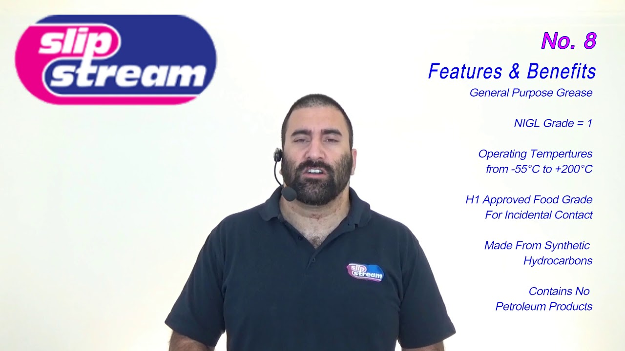 Slipstream Lubricants - Number 8 - General Purpose Food / Pharmaceutical Grade Grease