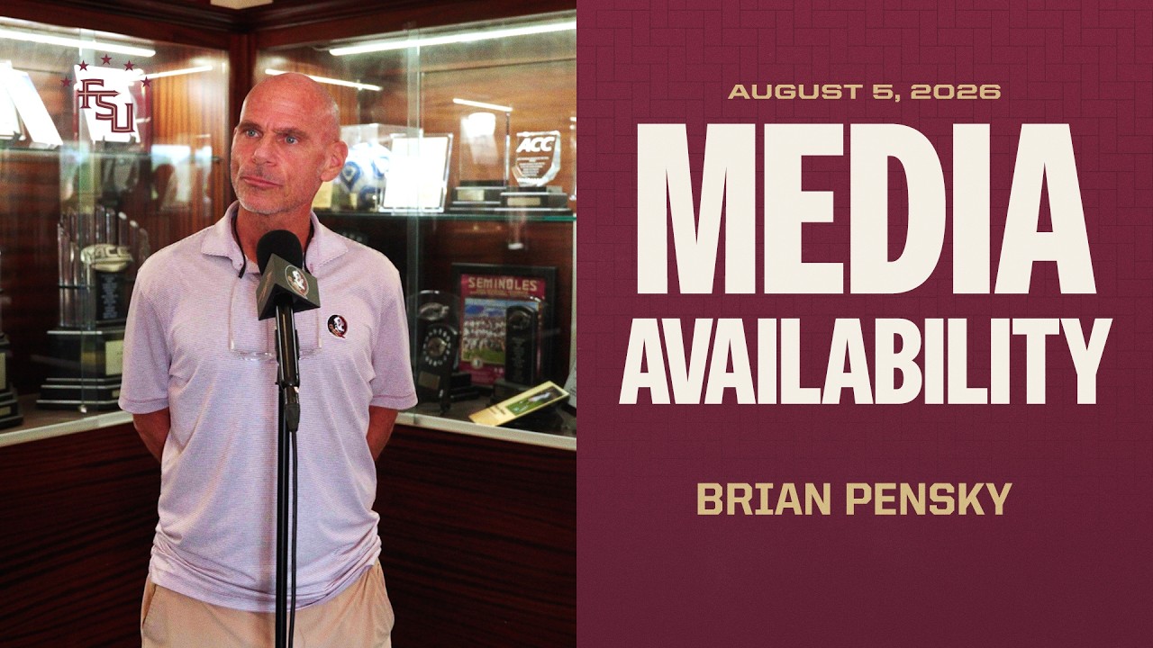 Image related to FSU Soccer | HC Brian Pensky Press Conference (8/5/26)