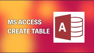 Database (MS Access) - 01 Create Table