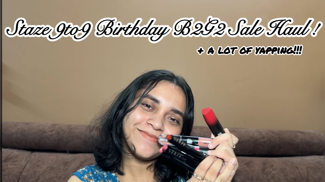 Staze 9to9 Birthday B2G2 Sale Haul + alot of yapping about the process | Aditi Athavale.