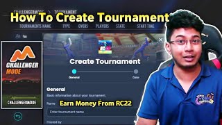 How Create & Join Tournament & Win Cash Prize in Real Cricket™ 22 New Update || OctaL