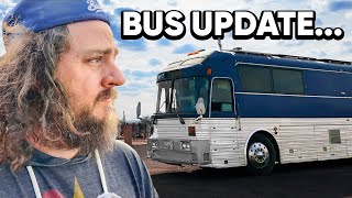Facing the harsh reality about the new bus, making our way back to the homestead