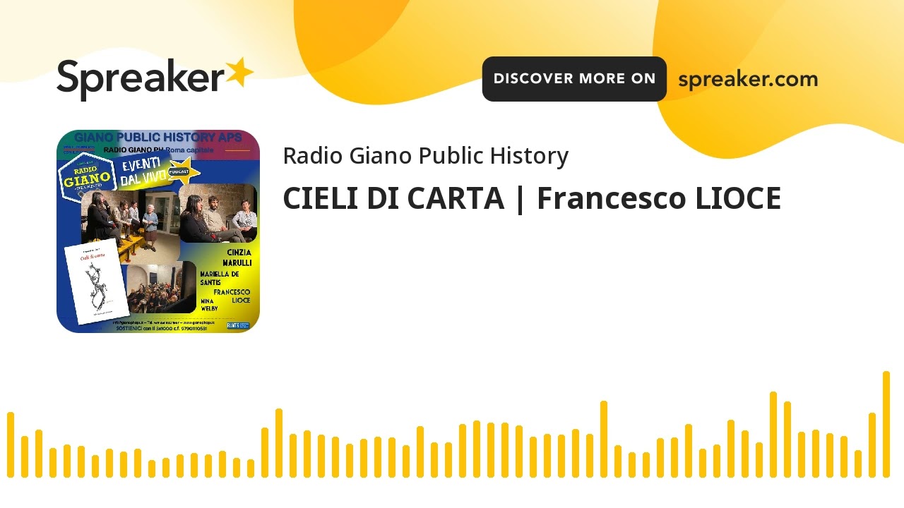 CIELI DI CARTA | Francesco LIOCE