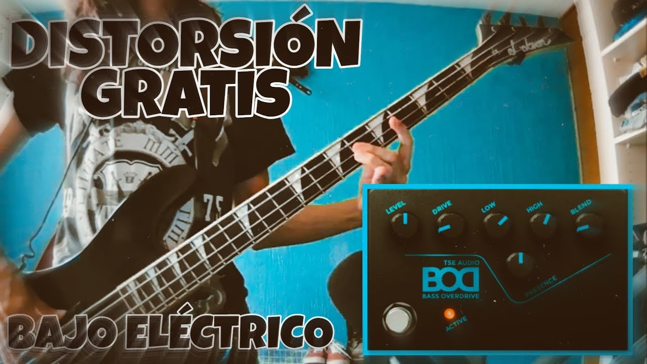 La mejor distorsión gratuita para bajo TSE BOD (VST) YouTube