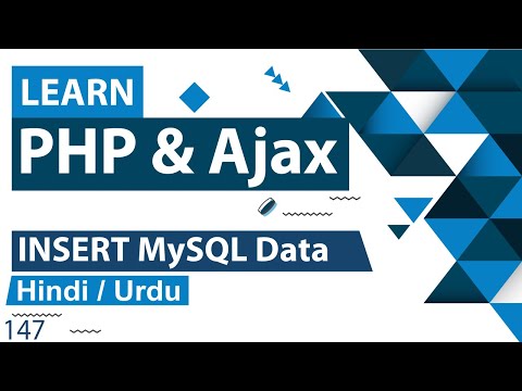PHP Ajax Insert Records in Database Tutorial in Hindi / Urdu