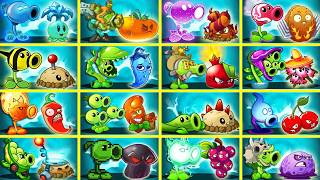 All Pair Pea &amp; Support Bomb Plants Battlez - Who Will WIn? - PvZ 2 Team Plant vs Team Plant