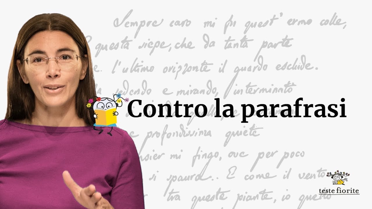 Contro la parafrasi - YouTube