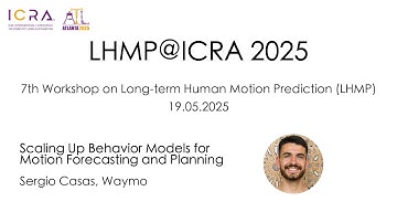 Sergio Casas: Scaling Up Behavior Models for Motion Forecasting and Planning