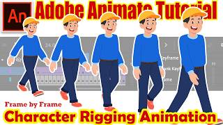 Cartoon Boy Character Walking Animation | Part-02 Character Details | Adobe Animate Tutorial
