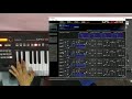 Roland XPS10 - Edição de Timbres (Efeito Sforzando) Juno di Editor