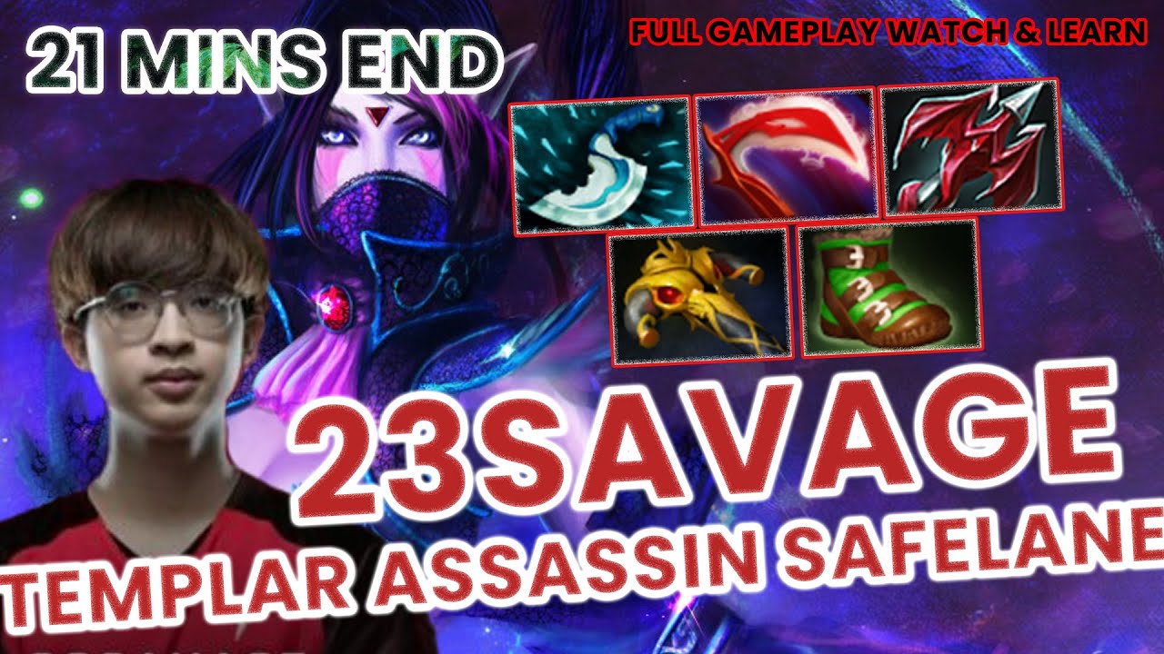 23savage Templar Assassin Full Gameplay - Dota 2 Patch 7.31b Full Gameplay