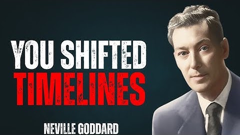 You Just Shifted Timelines – Your Higher Self Sent You This (Don’t Ignore) | Neville Goddard