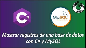 Como mostrar registros de una base de datos de MySQL con C# [Con DataGridView] [Visual Studio]