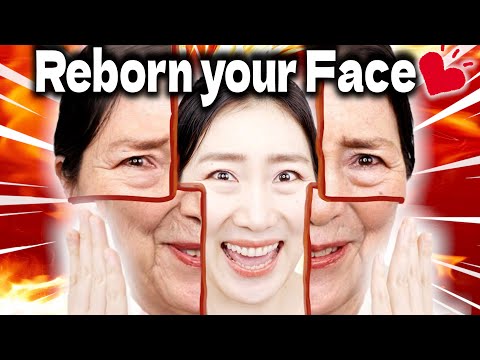Reborn your Face with This Ultimate Program for 2022! Remove Nasolabial folds & Under Eye Bags