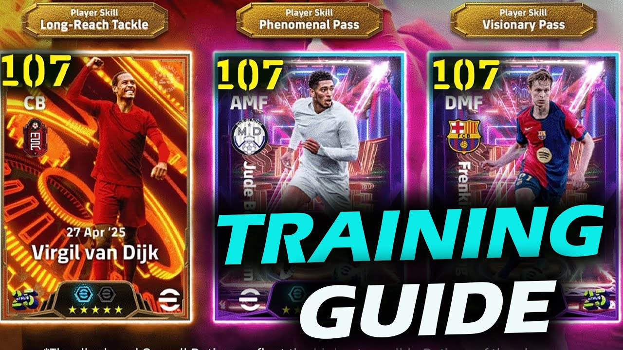 Ван Дейк Bigtime/Беллингем (107)/Де Йонг Showtime ЛУЧШЕЕ тренировочное руководство по киберфутбол...