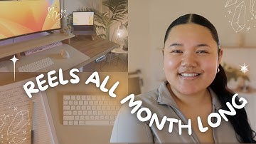 Batch creating a month of Instagram Reels & Carousels (and how you can too)