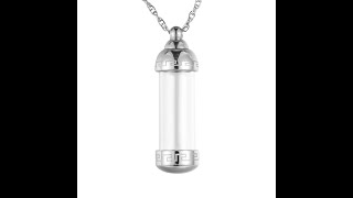 Glass Cremation Necklace Pendant for Ash