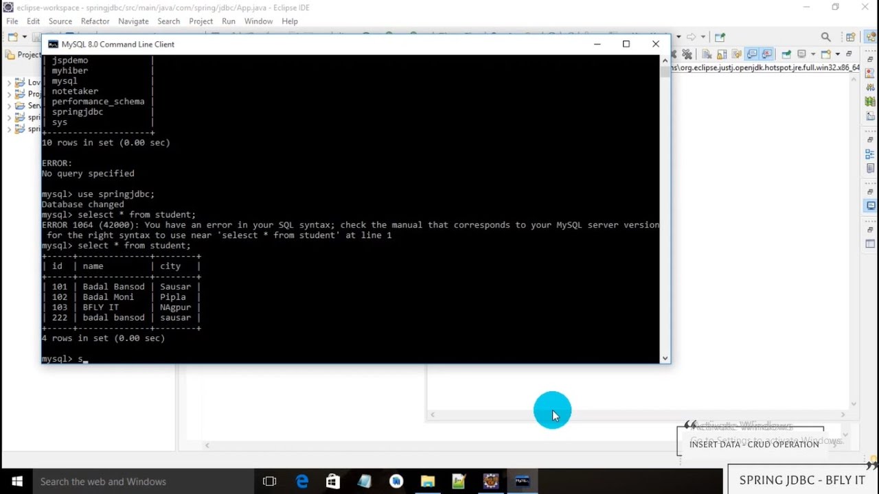 02 Insert Data Spring JDBC With MySql | #10 | Spring Core Module | CRUD ...