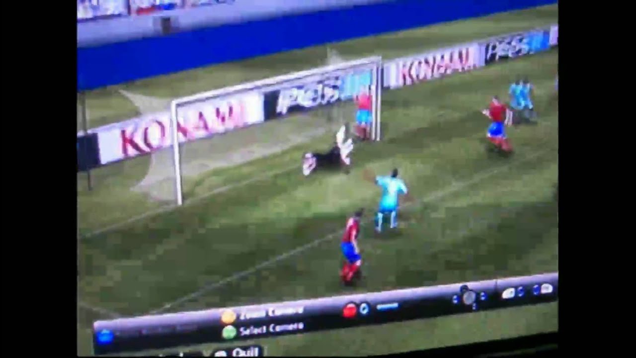 Unbelievable save by Erik Wahlstedt for Helsingborgs IF [PES 2008]