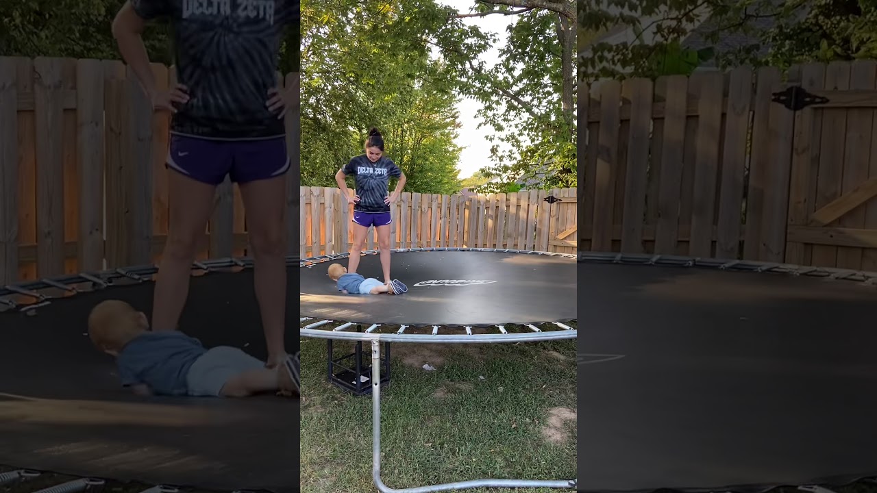 Ella Calvin fall 20 trampolo