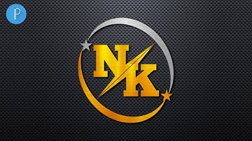 How To Design Logo By PixelLab   NK Logo | Smart Solution |