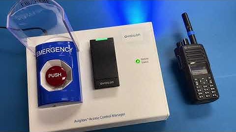 RadioAlert in Action with Avigilon Access Control Manager