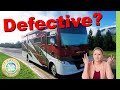 Rv problems cracks in our new motorhome