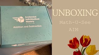 Famous Unboxing Math-U-See Aim Addition & Subtraction Profile