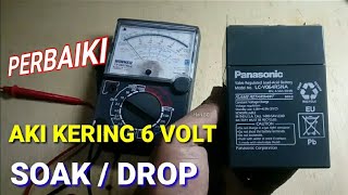 how to repair a 6 volt dry battery