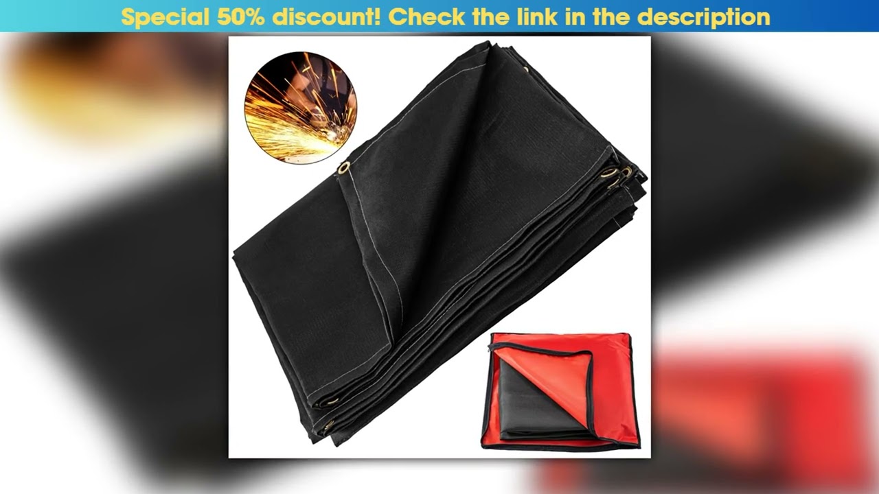 SucceBuy Welding Firesafe Fiberglass Blanket Emergency Survival Flame Retardant Safety Protective