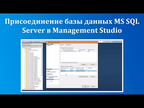 Видео: Как да създам SQL база данни от BAK файл?