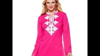 DG2 Mandarin Collar Soutache Trim Tunic