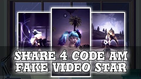 SHARE 4 CODE ALIGHT MOTION FAKE VIDEOSTAR | ZANGD SHARE CODE