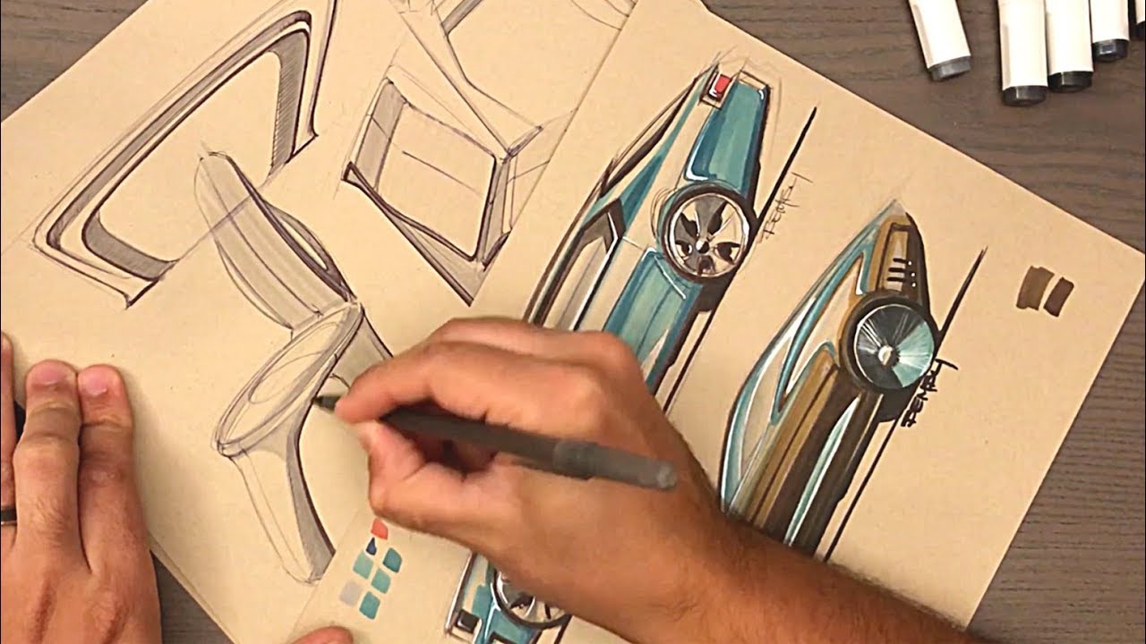 How to make your sketches POP on toned paper