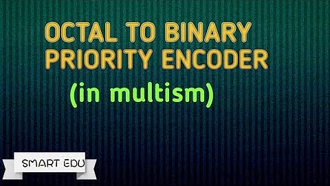 Octal to binary priority encoder