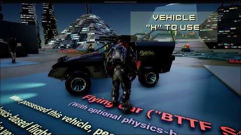 Unreal Engine 5.3 - Testing Sci-Fi Drive 2 Fly Transforming Customizable Modular Vehicles (1) - 4K