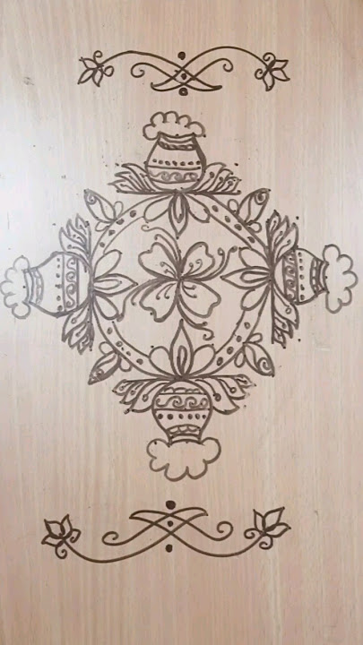 Daily Rangoli Design/Sikku Kolam/Kambi Kolam.#youtubeshorts #drawing #design #creative #rangoli