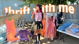 THRIFT WITH ME // spending $400 on a *MASSIVE* y2k haul!!!