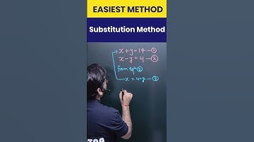 Substitution Method : Easiest Method to Solve🔥#substitutionmethod #mathstrick #invictaa