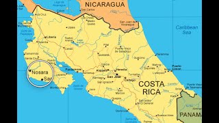 Nosara (Costa Rica) town layout. Map of Nosara explained.