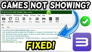 Rpcs3 Games Not Showing Up Fix