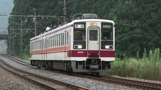 野岩鉄道6050系6050型61101F 普通東武日光行 東武ワールドスクウェア～鬼怒川温泉通過【4K】